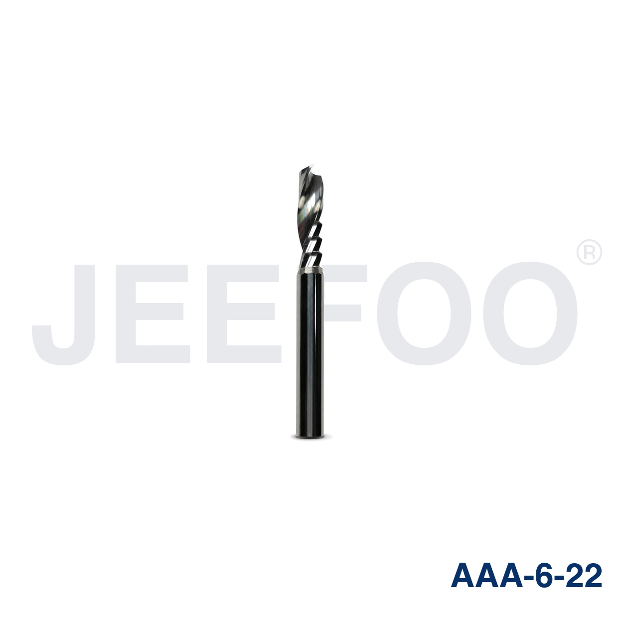 6x22 AAA single spiral flute CNC router bit detail A