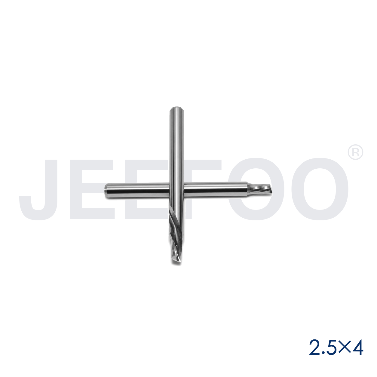 2.5x4 solid carbide left spiral cutter detail