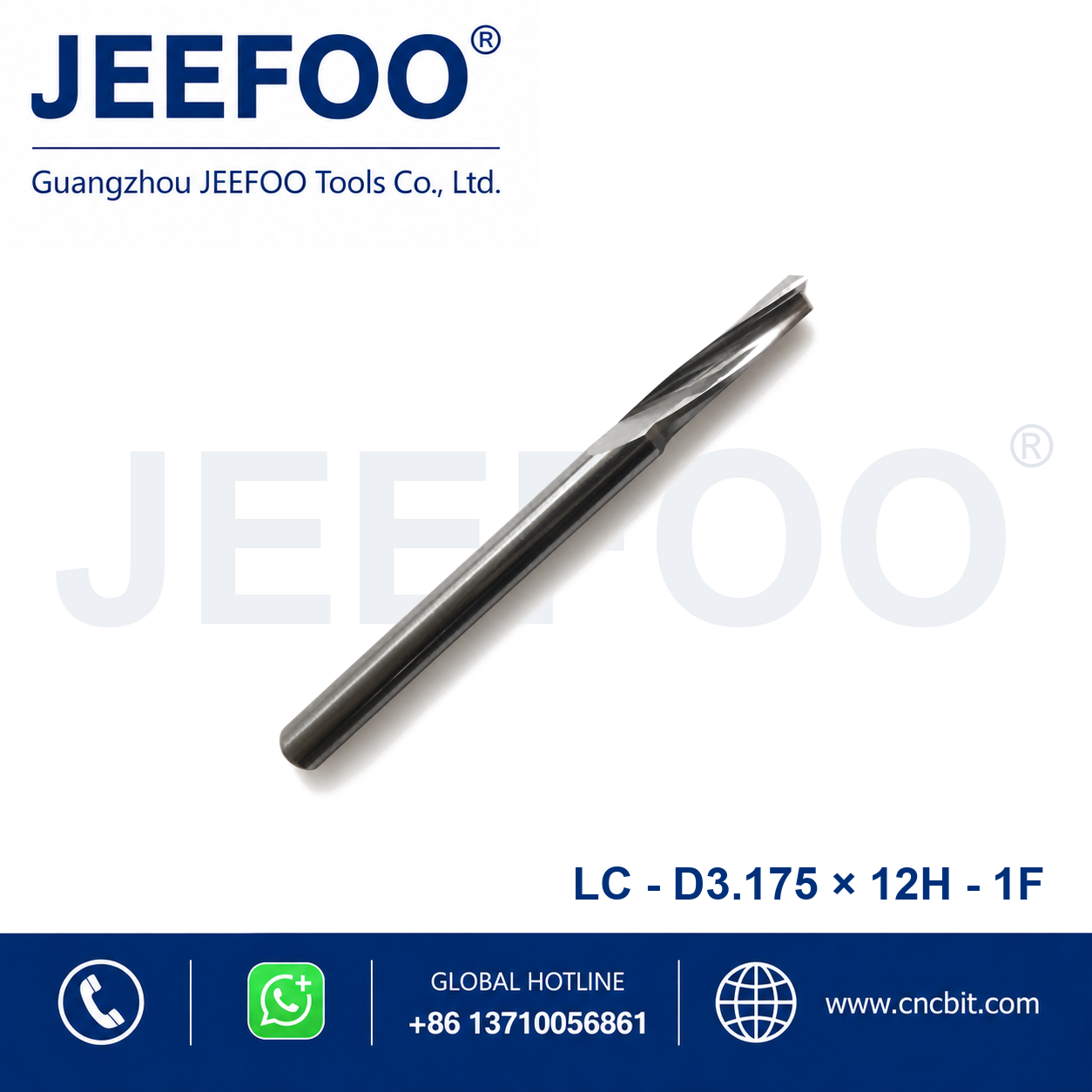 3.175x12 single flute aluminum end mill