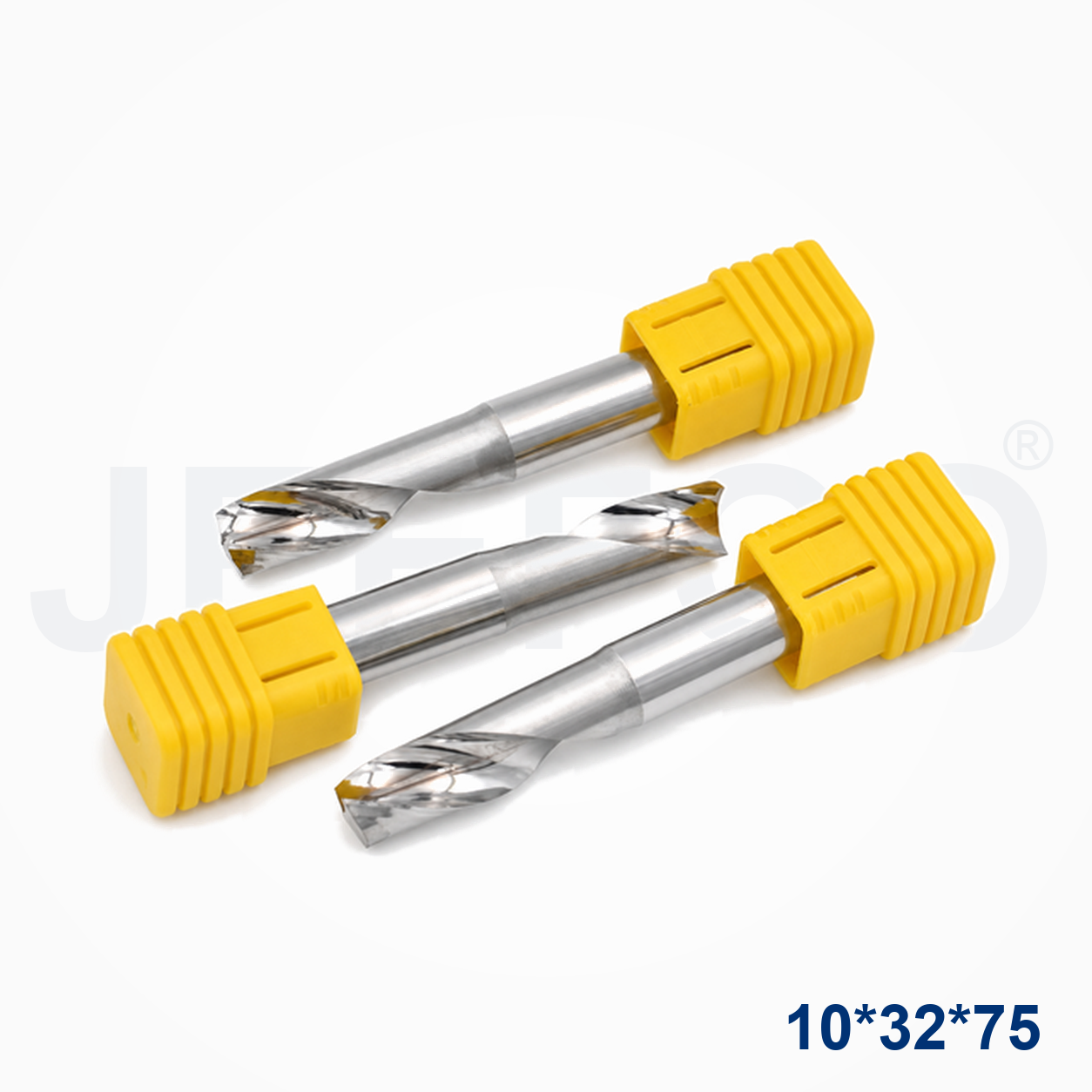 10x32x75 single flute aluminum end mill detail A