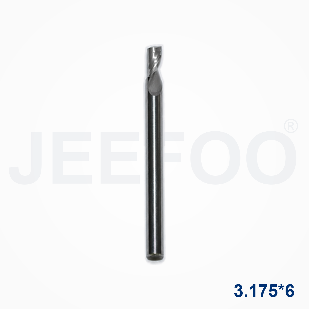 3.175x6 single flute aluminum end mill detail A