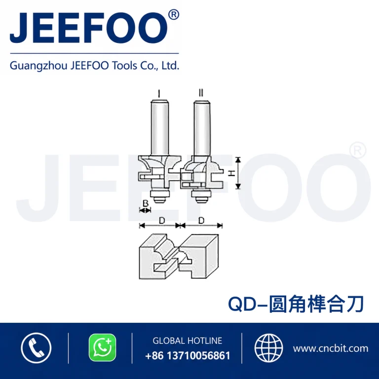 QD T-Type Tenon Cutter Set product image