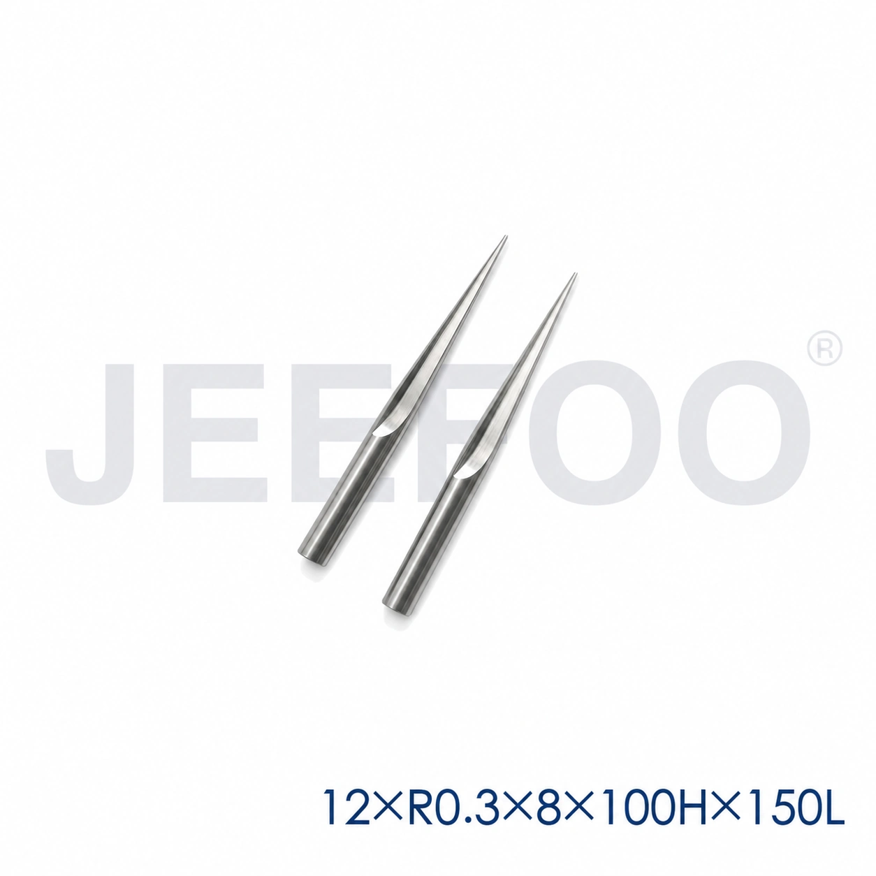 12x100HxR0.3x8x150L taper ball end mill dimensions B