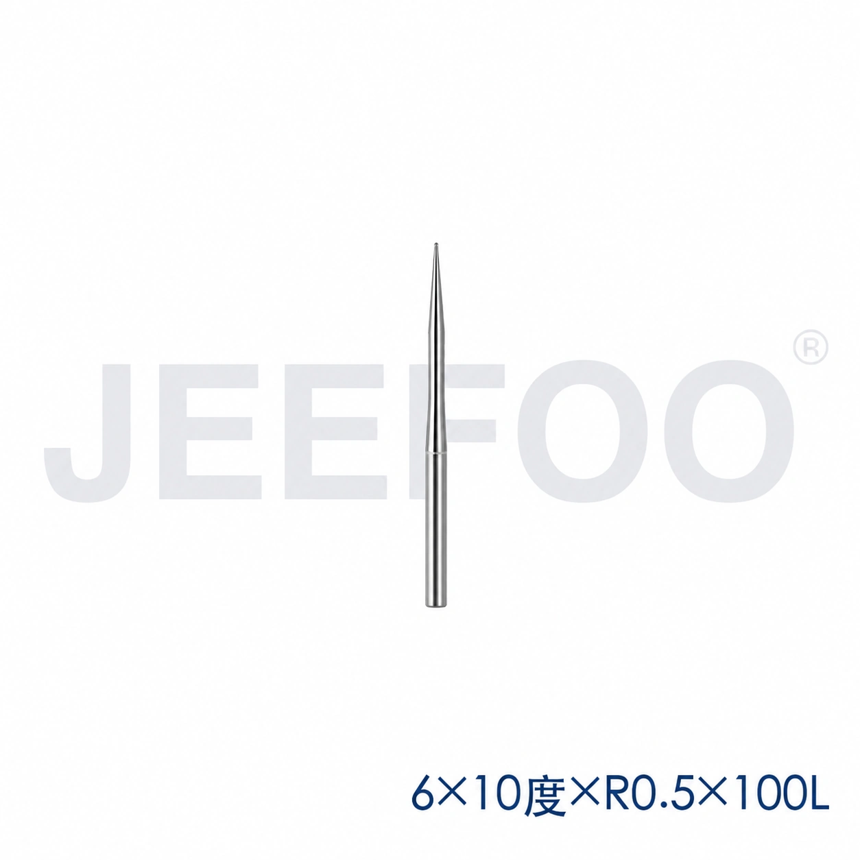6x10xR0.5x100L taper ball end mill dimensions A