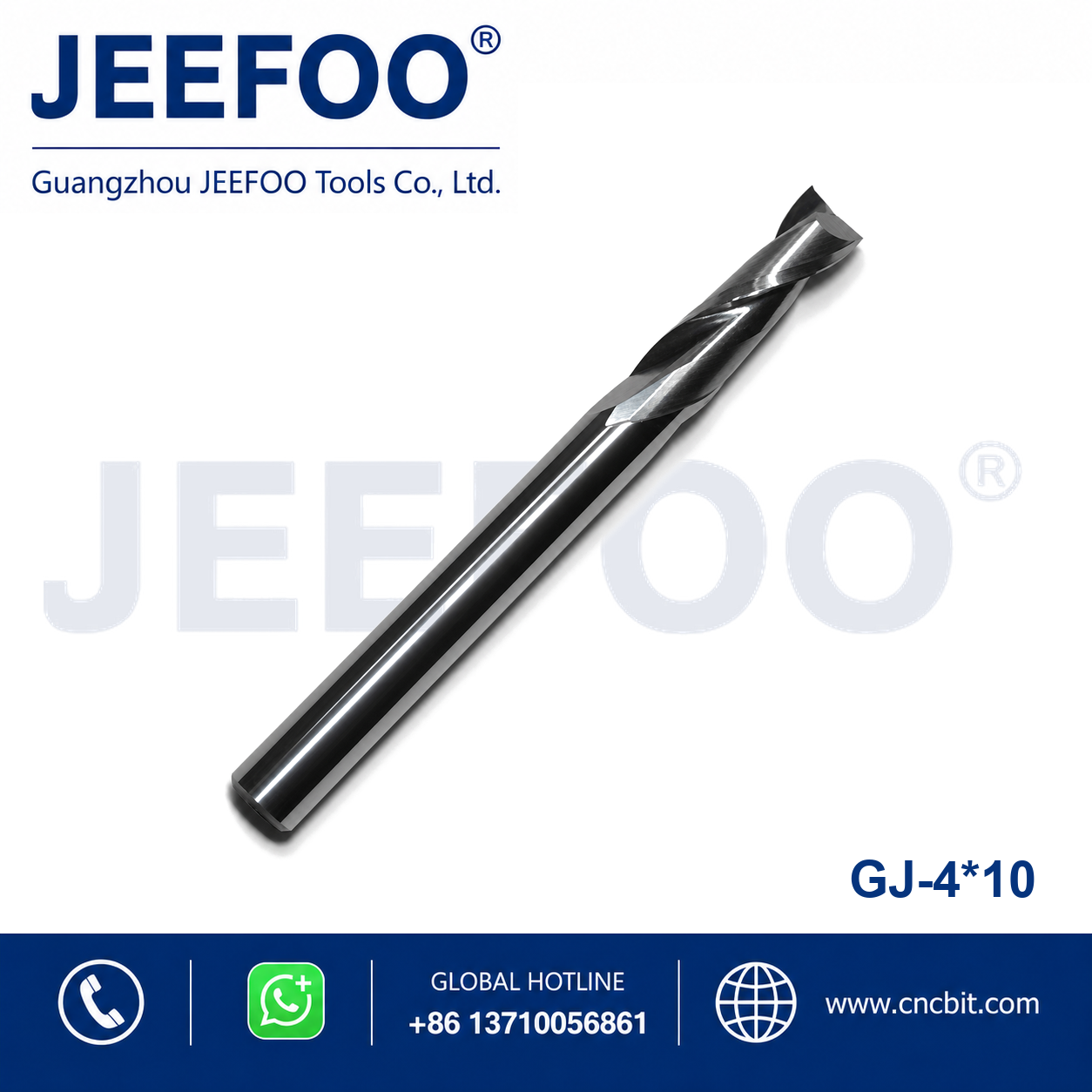 4x10 Two Spiral Flute Bits CNC router cutter