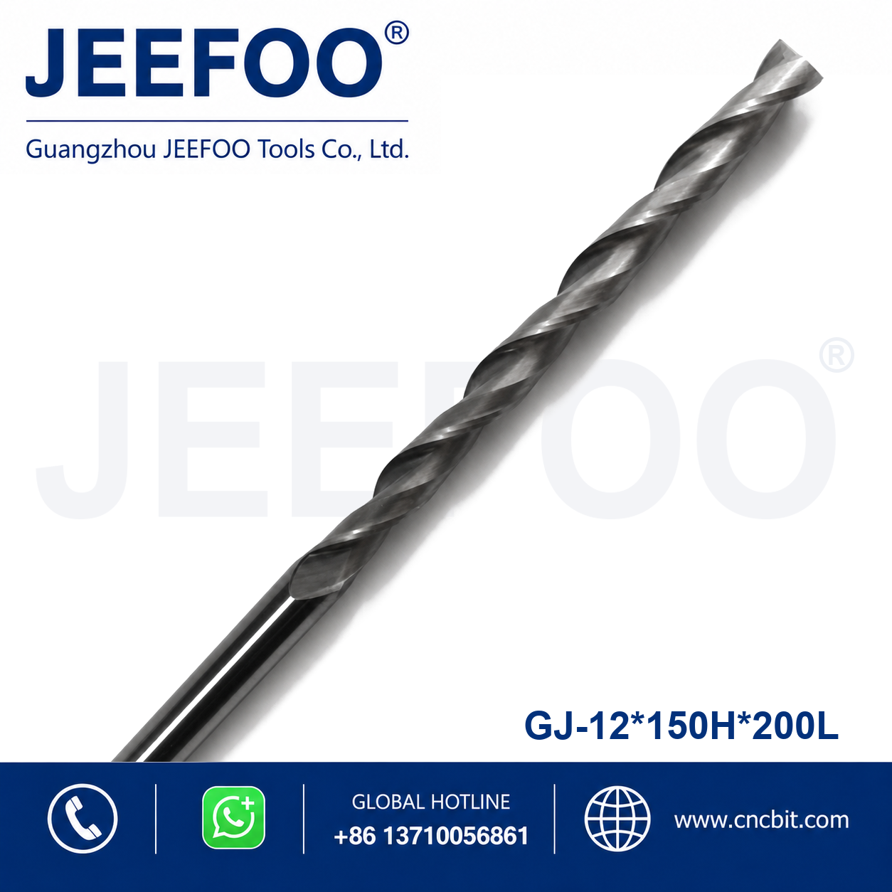 8x150Hx200L Two Spiral Flute Bits CNC router cutter