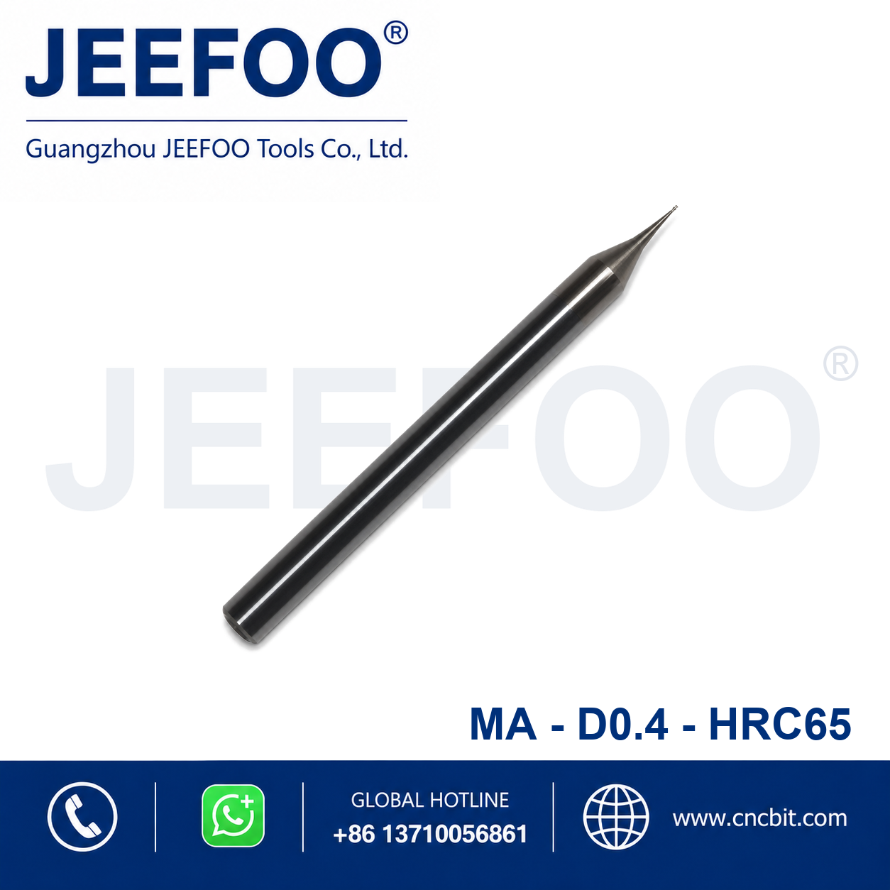 0.4 Solid Carbide Square End Mill for metal machining