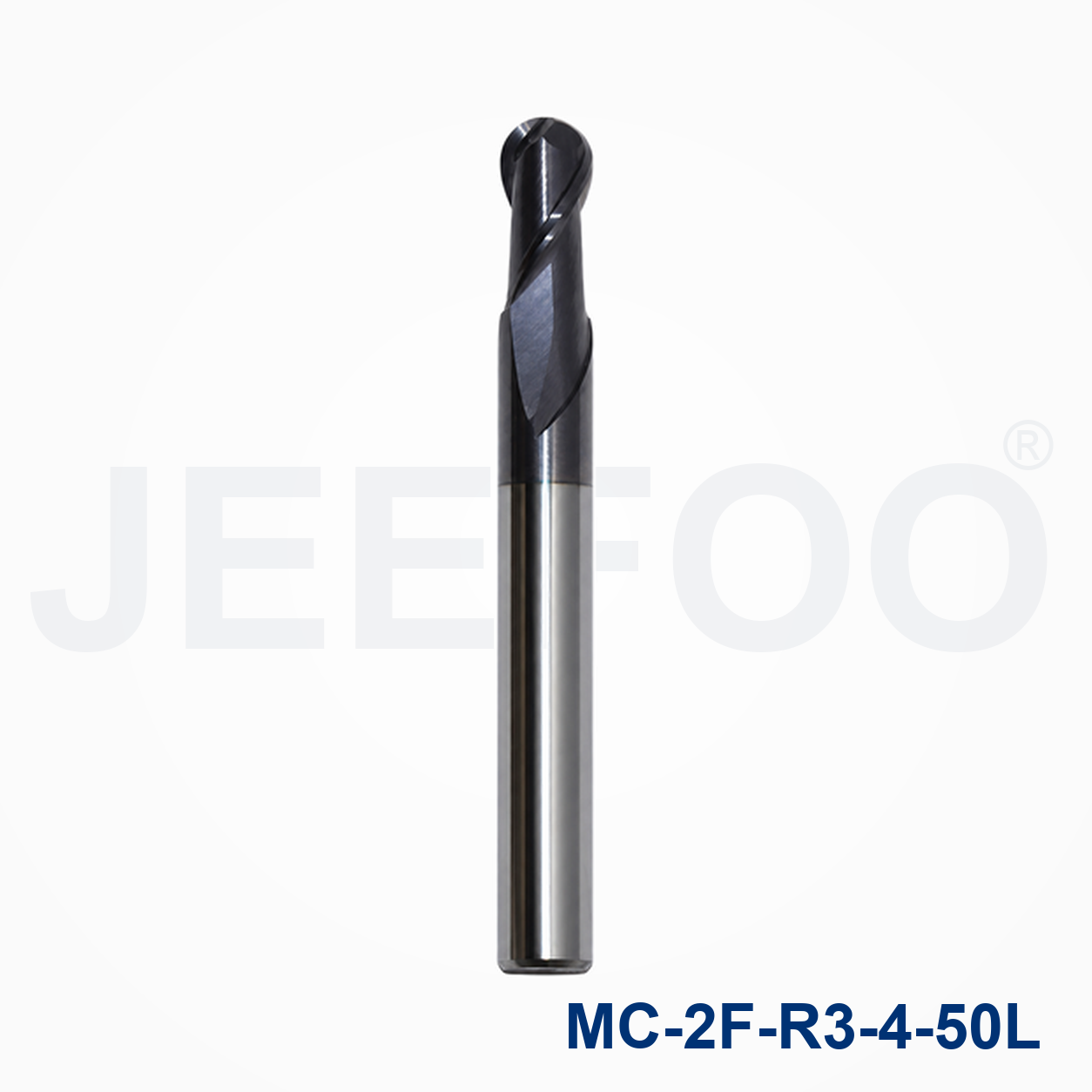 2FxR3x4x50L Solid Carbide Ball Nose End Mill cutting tool detail