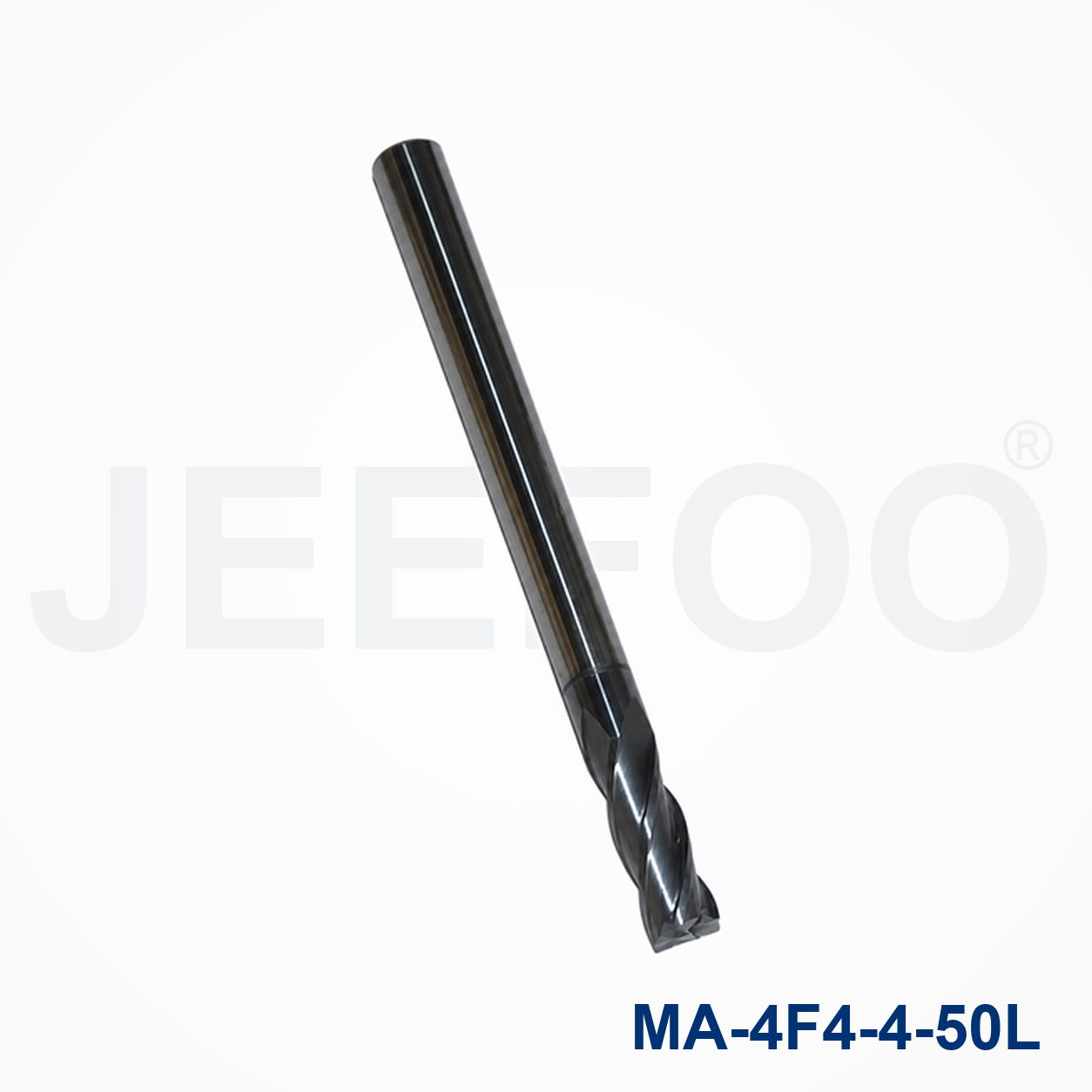 4Fx4x4x50L Solid Carbide Square End Mill machining detail