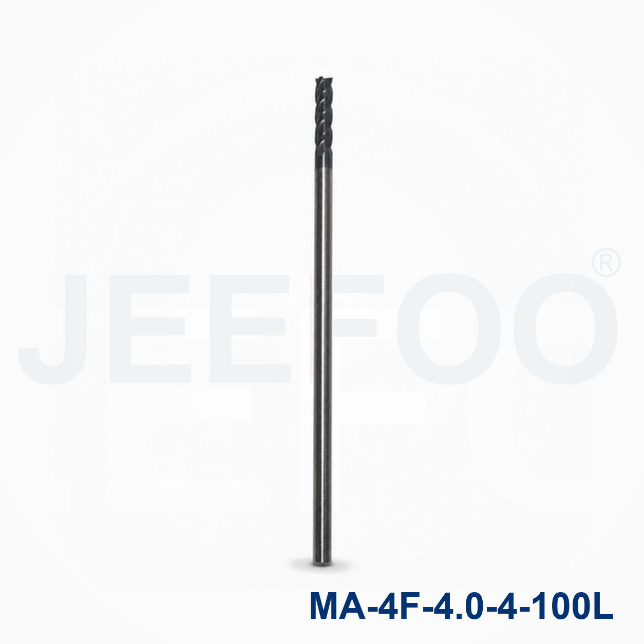 4Fx4.0x4x100L Solid Carbide Square End Mill cutting tool detail