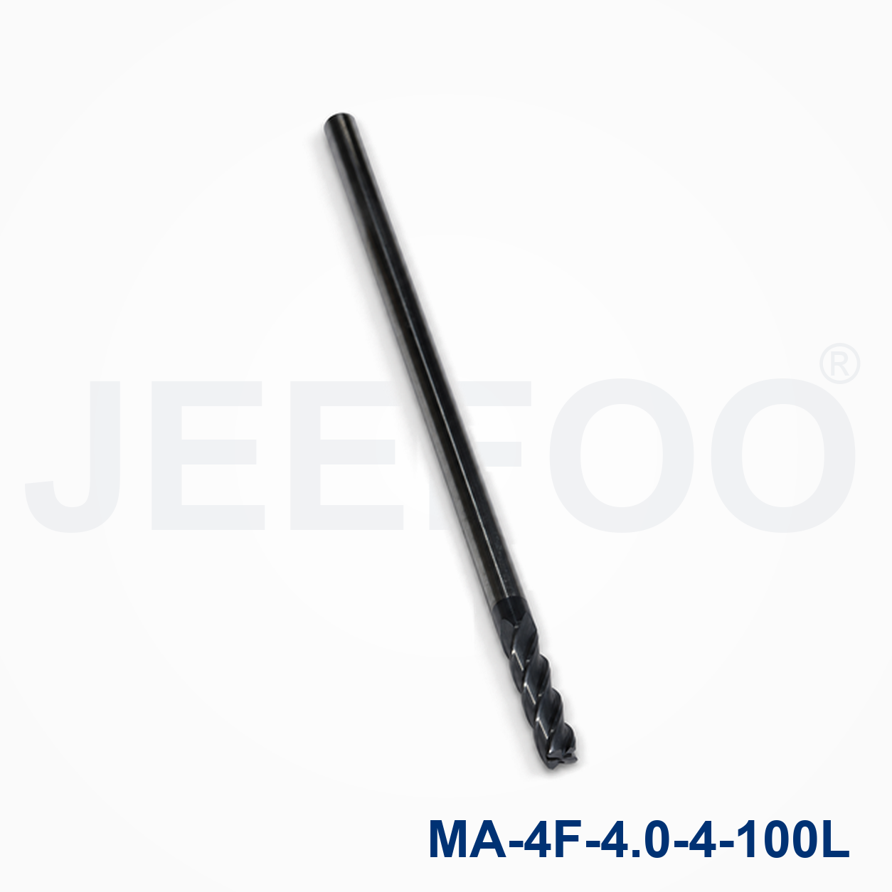 4Fx4.0x4x100L Solid Carbide Square End Mill machining detail