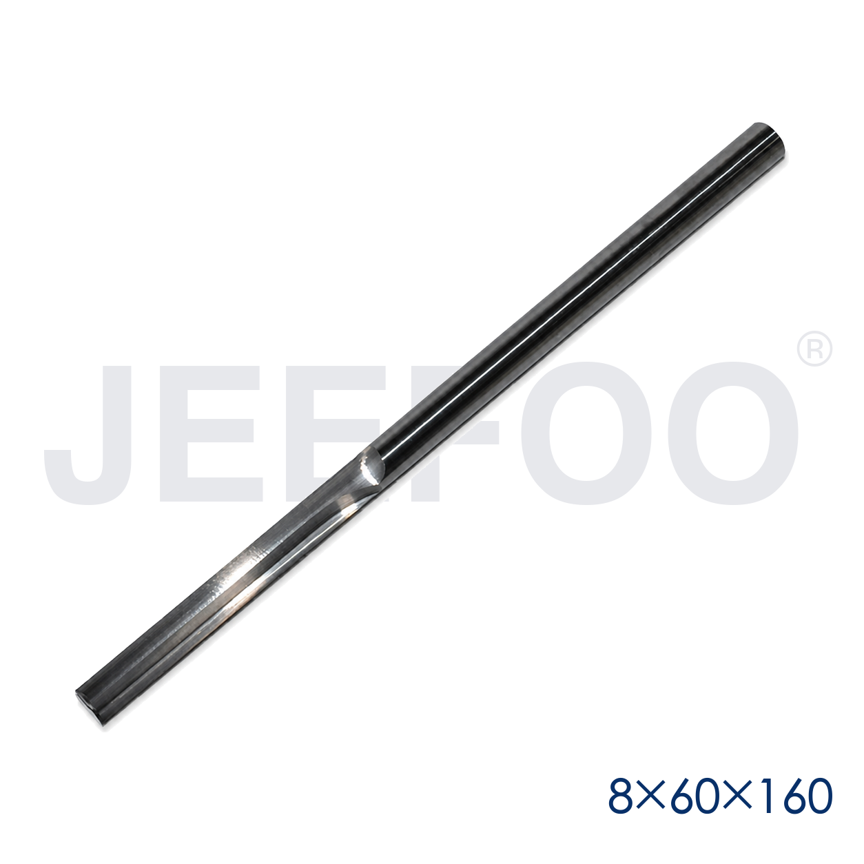 8x60x160 Two Straight Flute Bits detail B