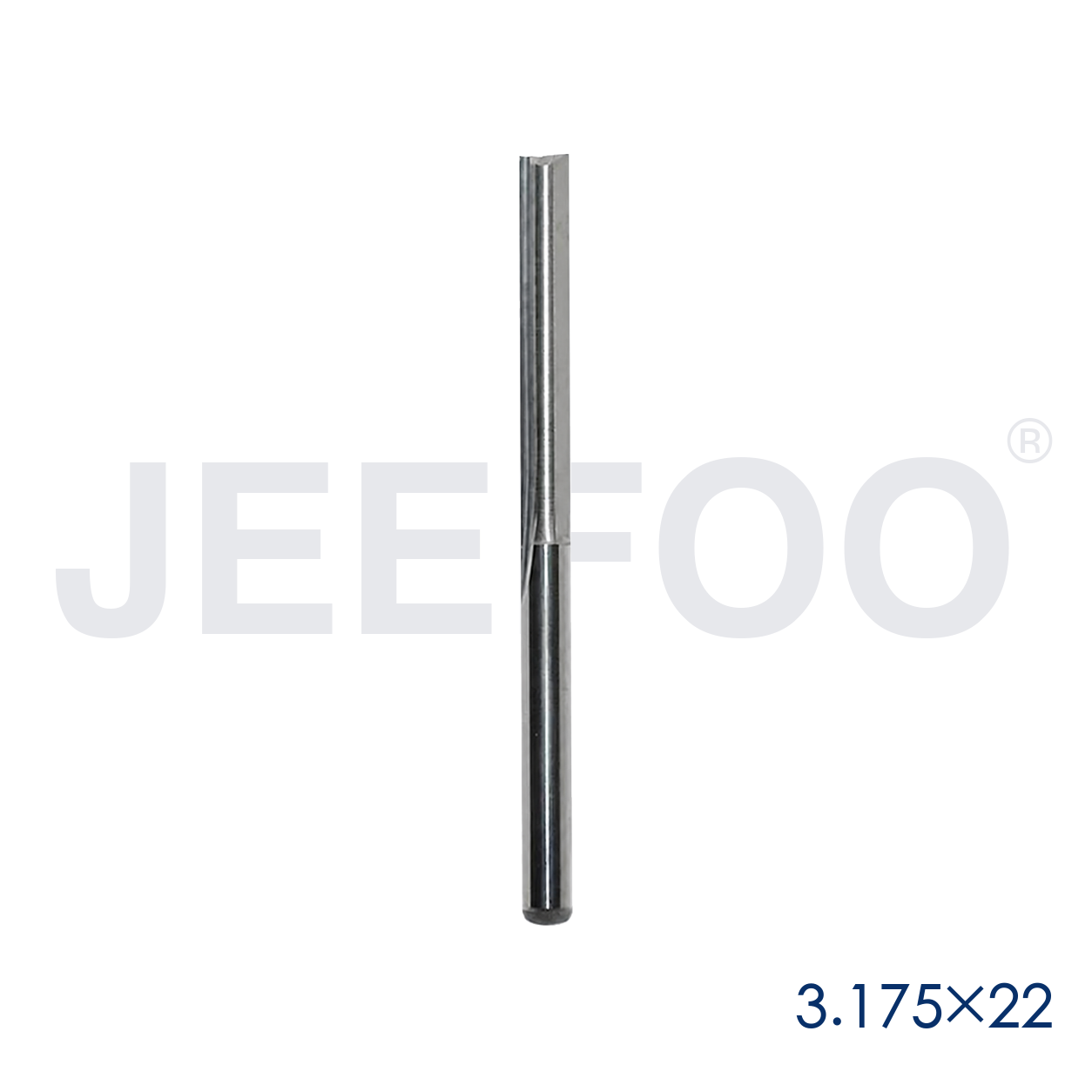 3.175x22 Two Straight Flute Bits detail A