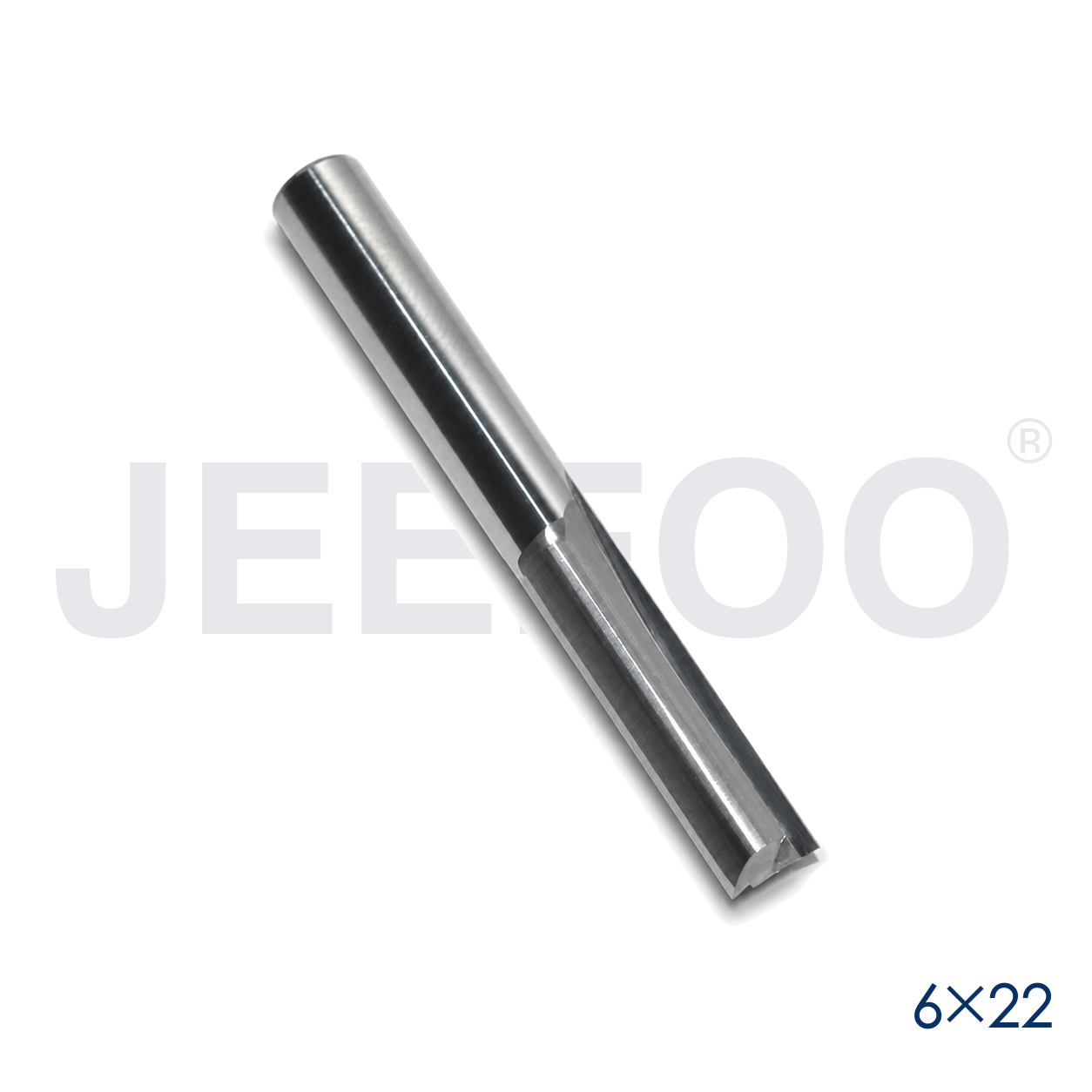 6x22 Two Straight Flute Bits detail B