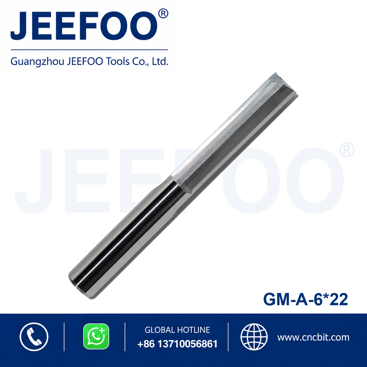 6x22 Two Straight Flute Bits product image