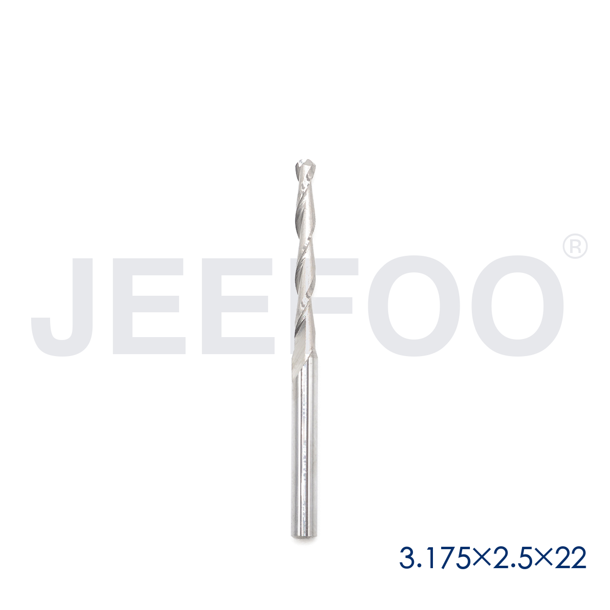 3.175x2.5x22 ball nose end mill product details