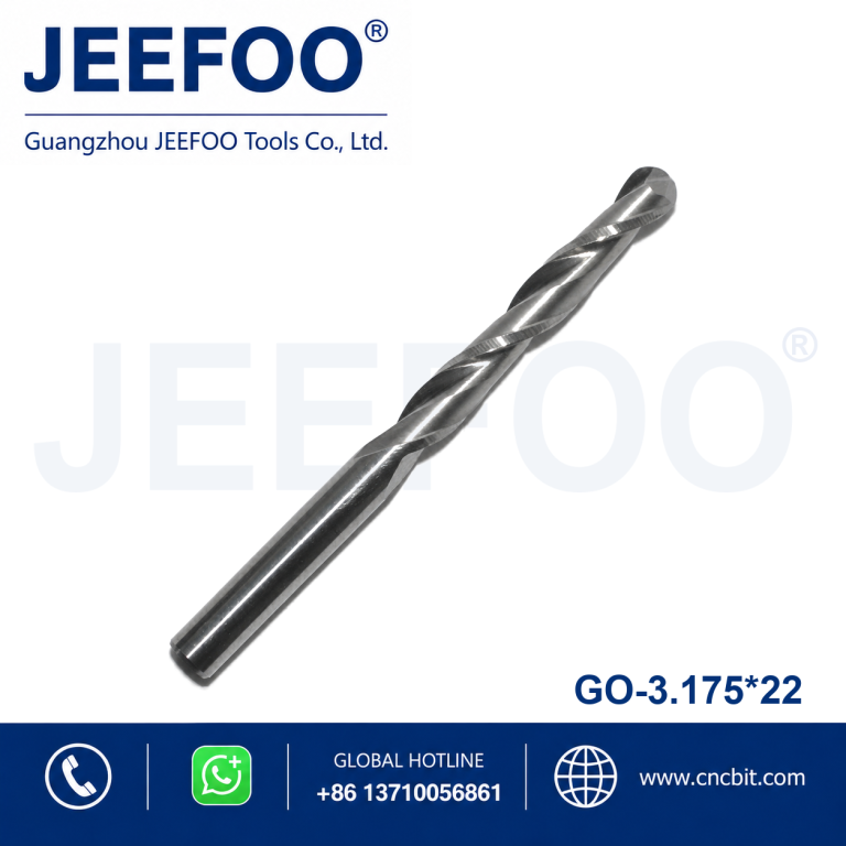 3.175x22 Double Flute Ball End Mill for Clean 3D Carving product image