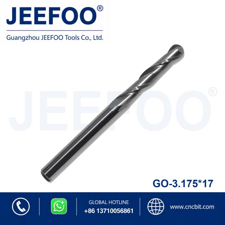 3.175x17 CNC Ball Nose Router Bit for Wood Plastic and MDF product image