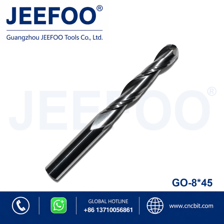 8x45 Double Edge Ball Nose End Mill for Fast Chip Removal product image
