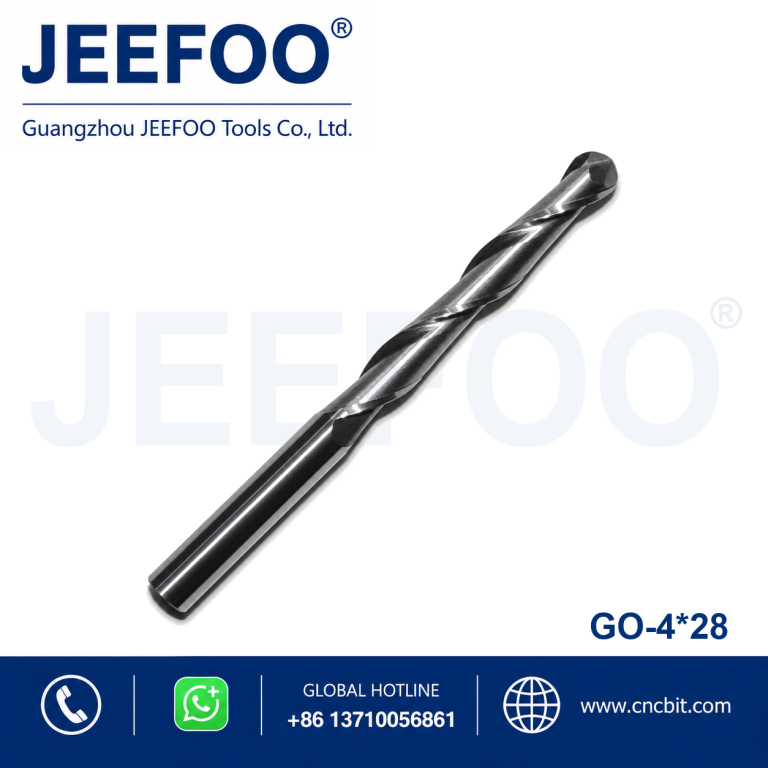 4x28 Solid Carbide Ball Nose Router Bit for Wood and Acrylic product image