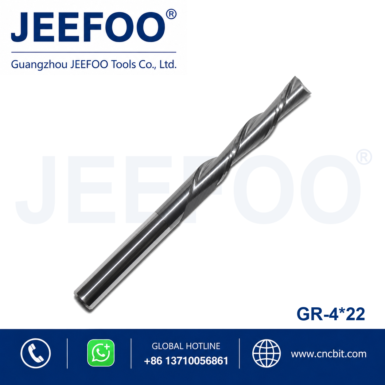 4x22 Down Cut Two Spiral Flute Bits product image