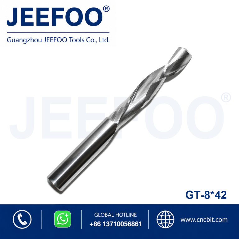 8x42 GT Single Spiral Flute Up Down Cut Milling Cutter – Acrylic Cutting product image
