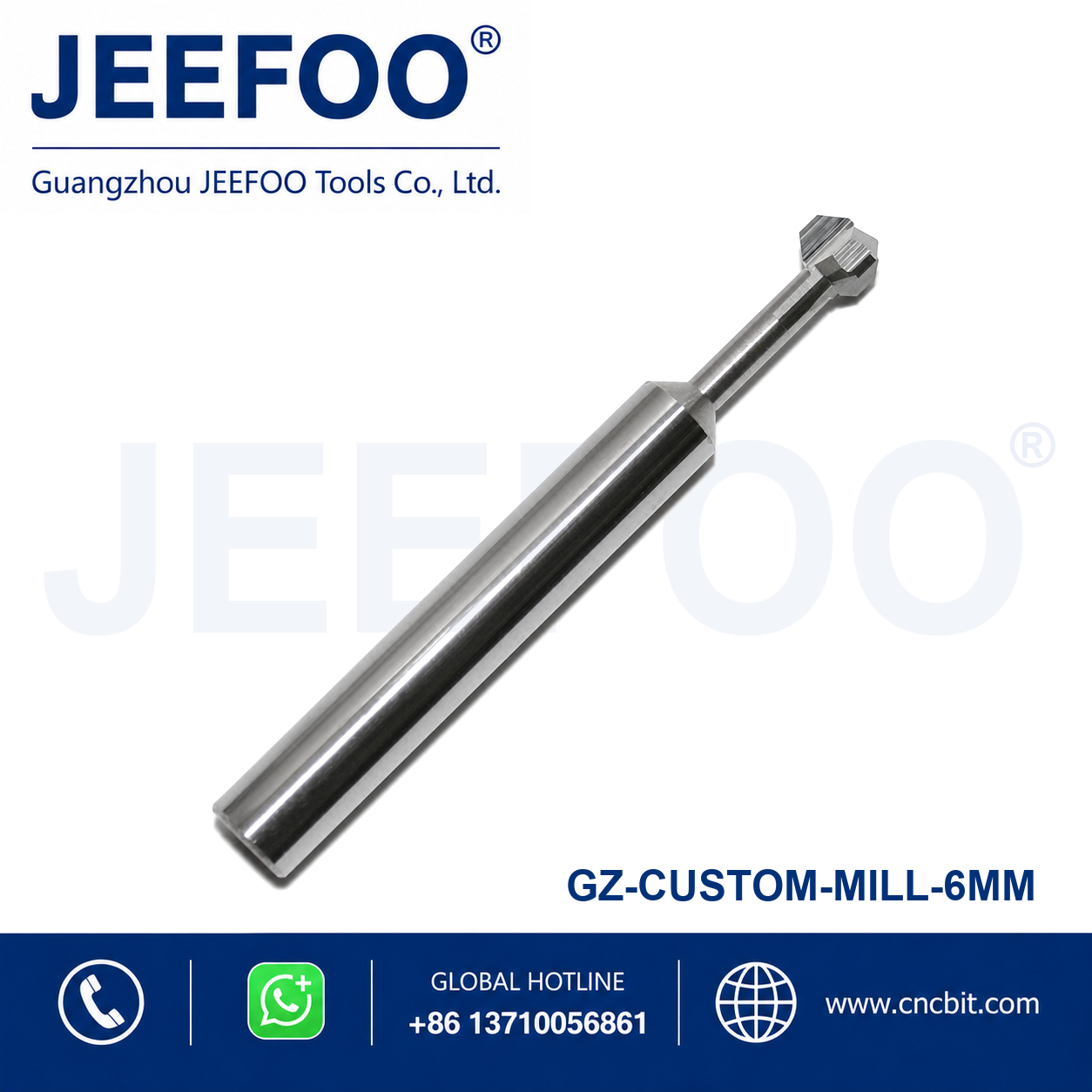 6mm Shank Nonstandard Forming End Mill for Custom CNC Profiles