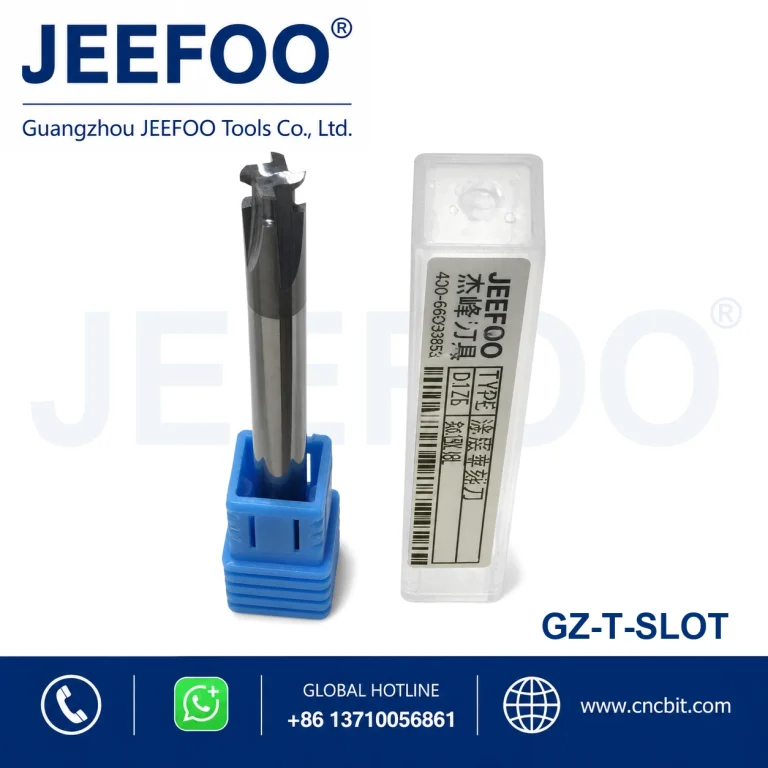 Carbide T-Type End Mill for Precision T-Slot CNC Cutting product image