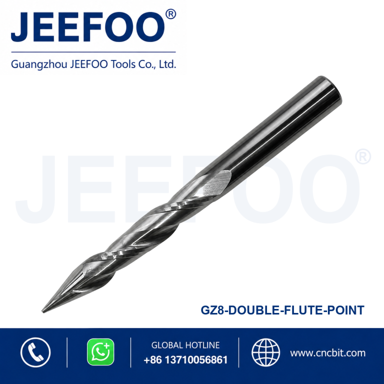 GZ8 Double Edge Solid Carbide Milling Cutter for CNC Woodworking product image