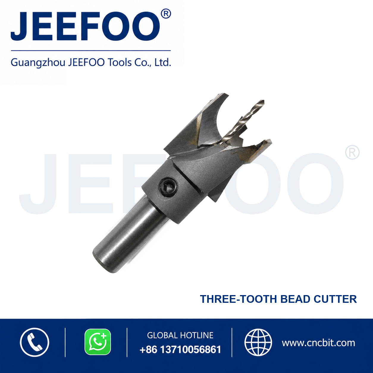 3-tooth prayer bead cutter for compatible bench drills